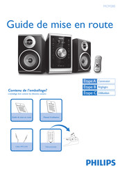 Philips MCM285 Guide De Mise En Route