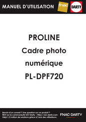 Proline PL-DPF720 Manuel D'utilisation