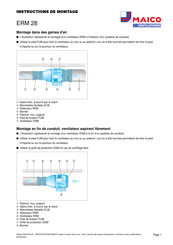 Maico ERM 28 Instructions De Montage