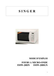 Singer SMW-20DGN Mode D'emploi