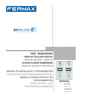 Fermax SKYLINE 97573C Manuel D'installation Et De Programmation