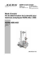 KERN ABS-A02 Mode D'emploi