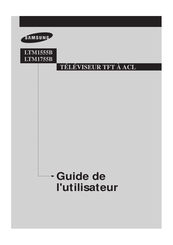 Samsung LTM1755B Guide De L'utilisateur