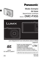 Panasonic LUMIX DMC-FX55 Mode D'emploi De Base