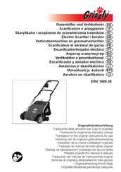 Grizzly ERV 1400-35 Traduction De La Notice D'utilisation Originale