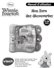 VTech Disney Winnie L'ourson Mon livre des découvertes Manuel D'utilisation