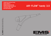 EMS Hu-Friedy AIR-FLOW handy 3.0 Mode D'emploi