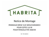 HABRITA PER 36M60 BI Notice De Montage