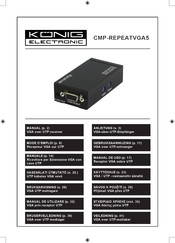 König Electronic CMP-REPEATVGA5 Mode D'emploi