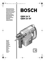 Bosch GBH 24 VF Instructions D'emploi