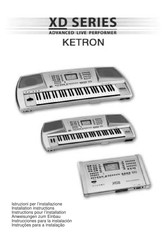 KETRON XD Série Instructions Pour L'installation