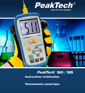 PeakTech 5110 Instructions D'utilisation