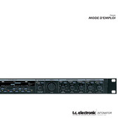 T.C. Electronic INTONATOR Mode D'emploi