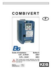 KEB COMBIVERT B6 Guide D'installation