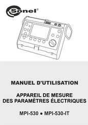Sonel MPI-530-IT Manuel D'utilisation