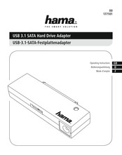 Hama 00177101 Mode D'emploi