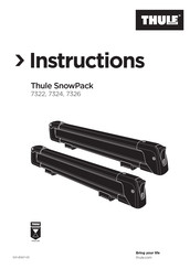 Thule SnowPack 7322 Mode D'emploi