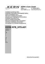 Kern KFB-A01 Notice D'installation