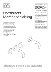 Dornbracht 36 707 782-FF 0010 Instructions De Montage