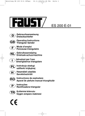 EINHELL Faust ES 200 E-01 Mode D'emploi