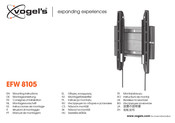 Vogel's EFW 8105 Consignes D'installation
