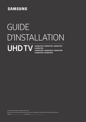 Samsung HG55RU750N Guide D'installation