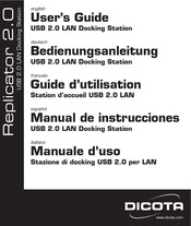 Dicota Replicator 2.0 Guide D'utilisation
