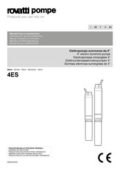 Rovatti Pompe 4ES Série Manuel D'utilisation Et D'entretien