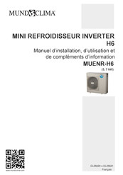 mundoclima MUENR-H6 Série Manuel D'installation, D'utilisation Et D'entretien