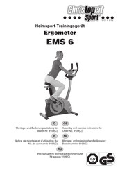 Christopeit Sport EMS 6 Notice De Montage Et D'utilisation