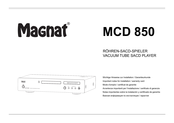 Magnat MCD 850 Mode D'emploi