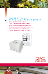 Xerox PHASER 3400 Guide D'installation