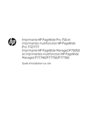 HP PageWide Pro 772 Guide D'installation