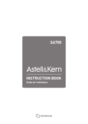 Dreamus Astell & Kern SA700 Guide De L'utilisateur
