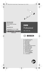 Bosch DWM 40 L Professional Notice Originale
