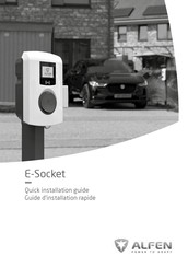 alfen E-Socket Guide D'installation Rapide