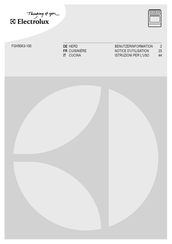 Electrolux FGH50K3-100 Notice D'utilisation