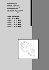 REMEHA PCB - SCU-X01 Instructions De Montage