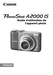 Canon PowerShot A2000 IS Guide D'utilisation