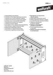 Wolfcraft 6086000 Traduction De La Notice D'utilisation Originale