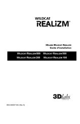 Creative 3Dlabs WILDCAT REALIZM 800 Guide D'installation