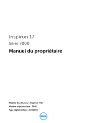 Dell Inspiron 17 Manuel Du Propriétaire