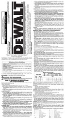 DeWalt D25012 Guide D'utilisation