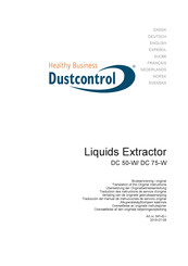 Dustcontrol DC 50-W Traduction Des Instructions De Service D'origine