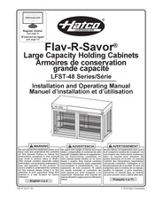 Hatco Flav-R-Savor LFST-48-1X Manuel D'installation Et D'utilisation