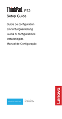 Lenovo ThonkPad P72 Guide De Configuration