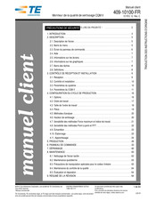 Tyco CQM II Traduction Des Instructions D'origine