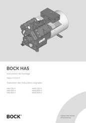 bock HA5/725-4 Instructions De Montage