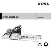 Stihl MS 660 Notice D'emploi