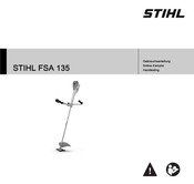 Stihl FSA 135 Notice D'emploi